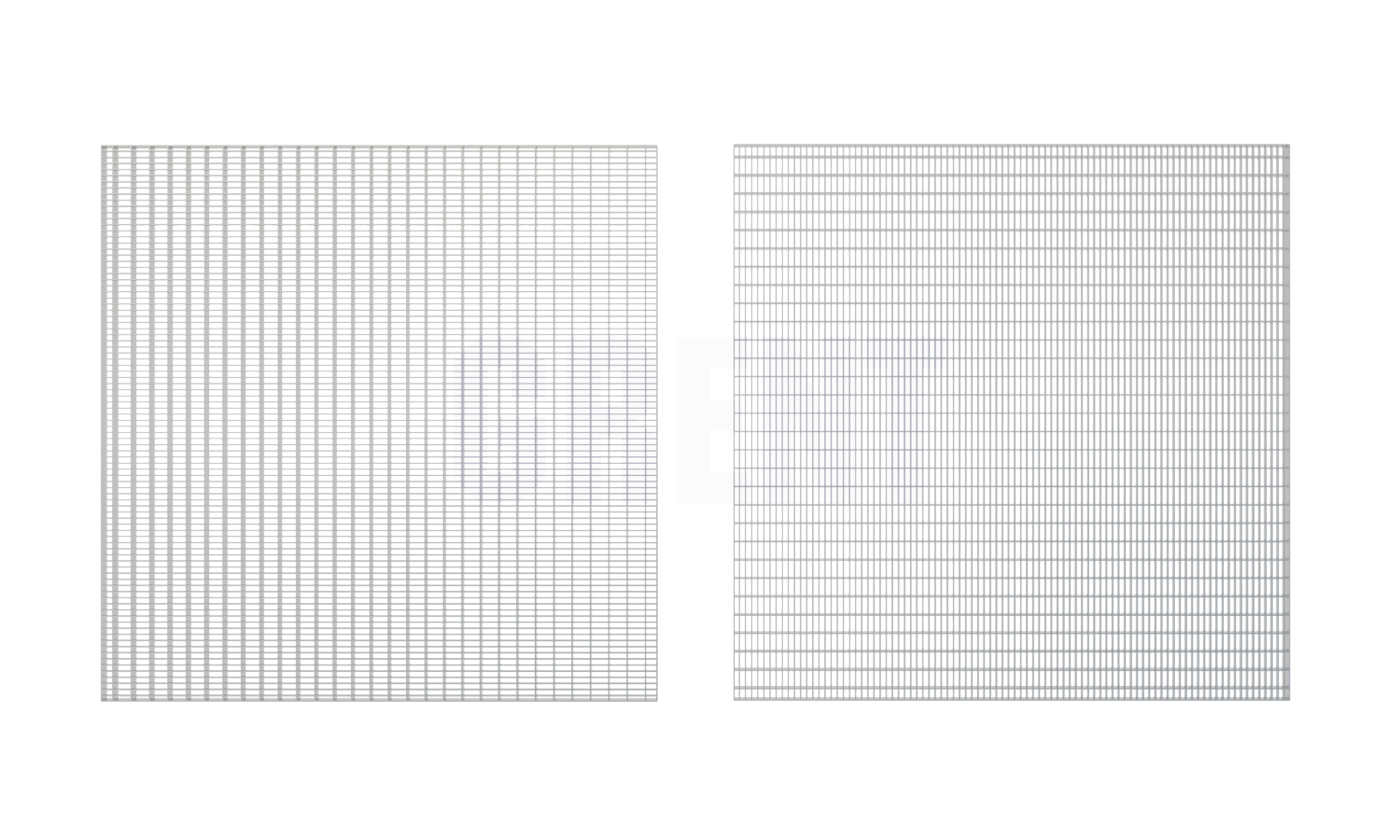 Прессованный настил из нержавеющей стали GRENT 33х11 1000х1000