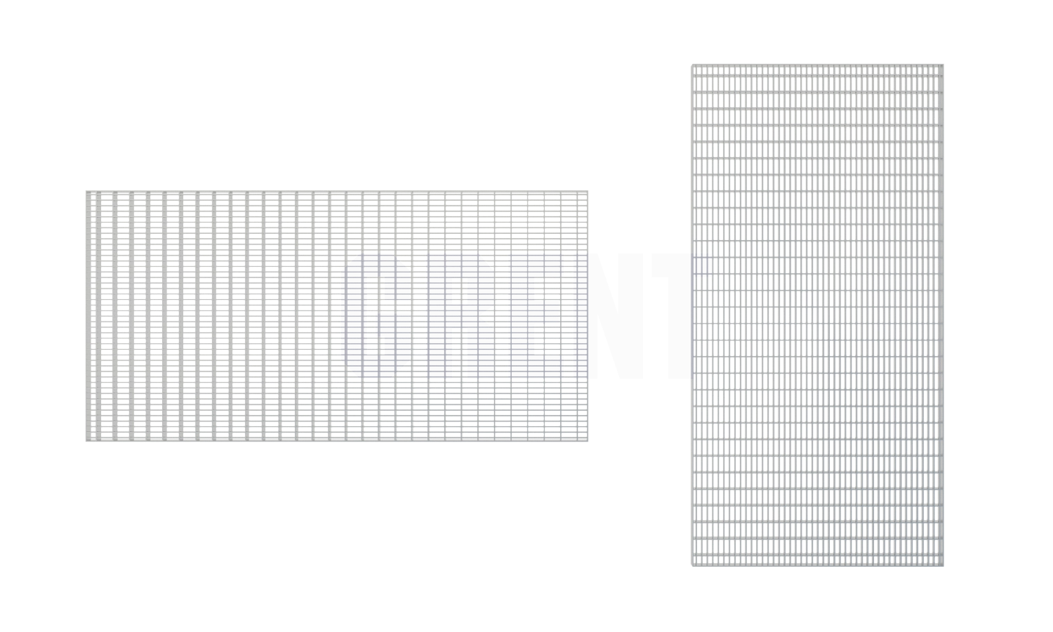 Прессованный настил из нержавеющей стали GRENT 33х11 500х1000