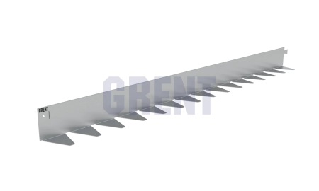 Бордюр стальной GRENT BR L-образный 2400*80, 1,5, оцинкованный