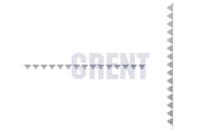 Бордюр стальной GRENT BR L-образный 1200*60, 1,5, оцинкованный
