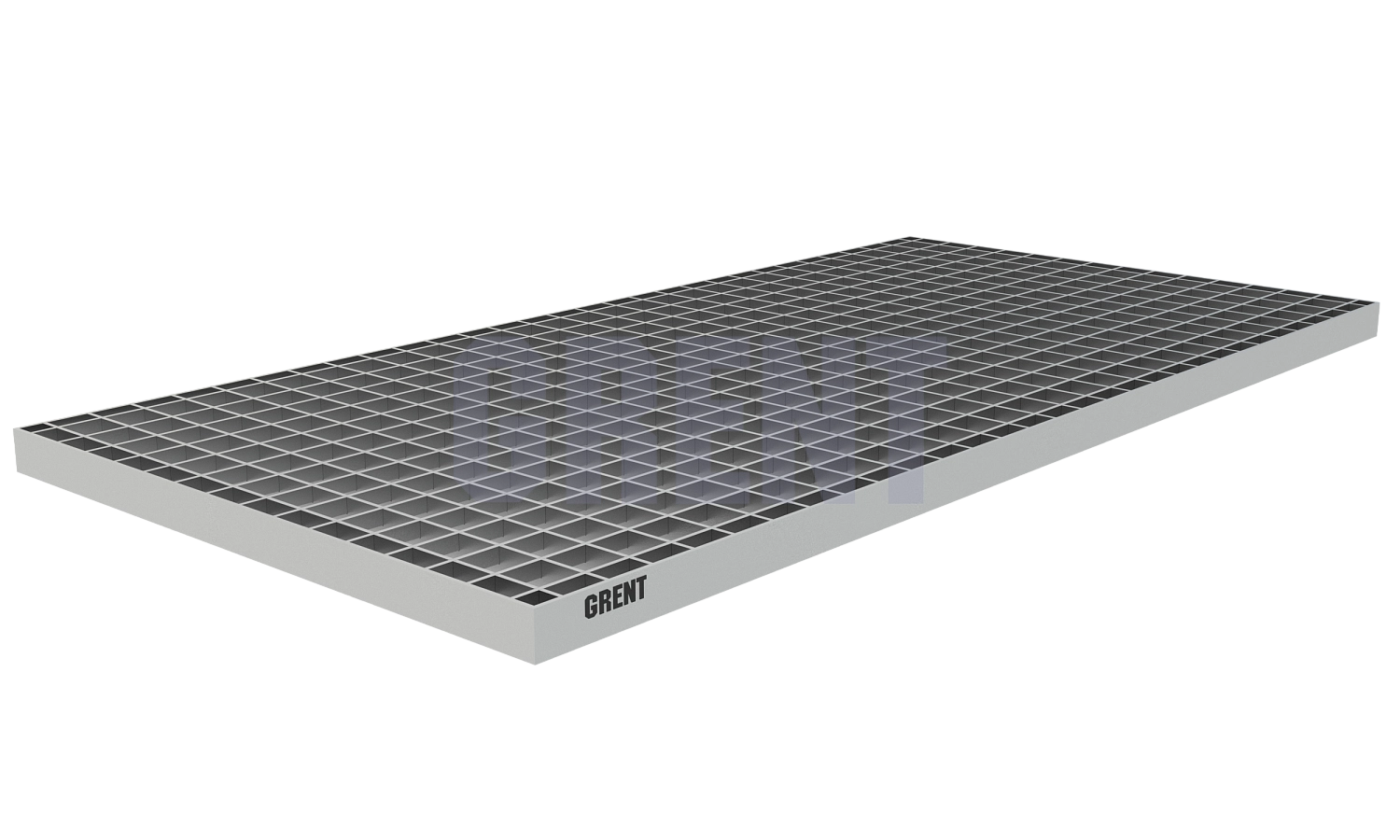 Прессованный настил из нержавеющей стали GRENT 33х33 500х1000