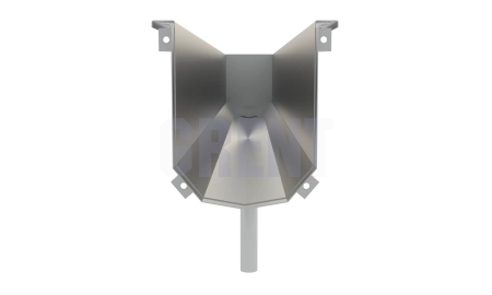 Лоток водоотводный мостовой GRENT MosT подвесной 150 выпускной торцевой