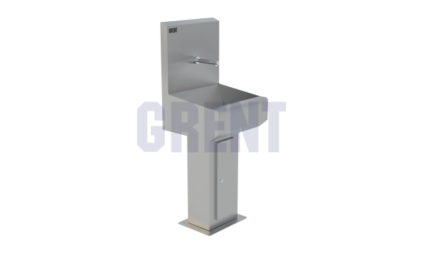Умывальник 1-секционный на стойке GRENT-S-01