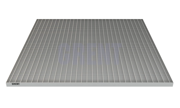 Прессованный настил из нержавеющей стали GRENT 33х11 1000х1000