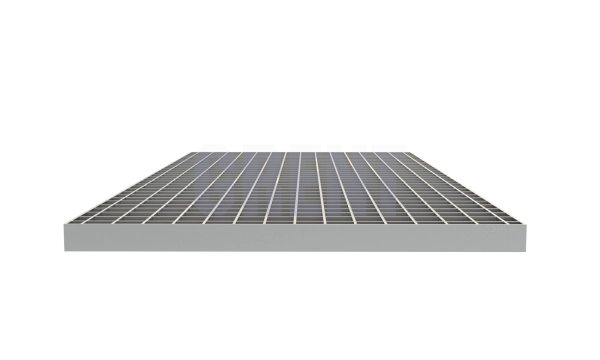 Прессованный настил из нержавеющей стали GRENT 33х33 500х1000