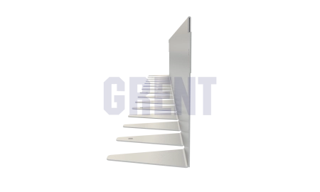 Бордюр стальной GRENT BR L-образный 2400*130, 1,5, оцинкованный