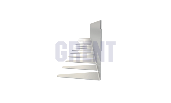 Бордюр стальной GRENT BR L-образный 1200*90, 1,5, нержавеющий