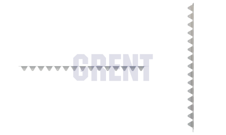 Бордюр стальной GRENT BR L-образный 1200*50, 1,5, оцинкованный