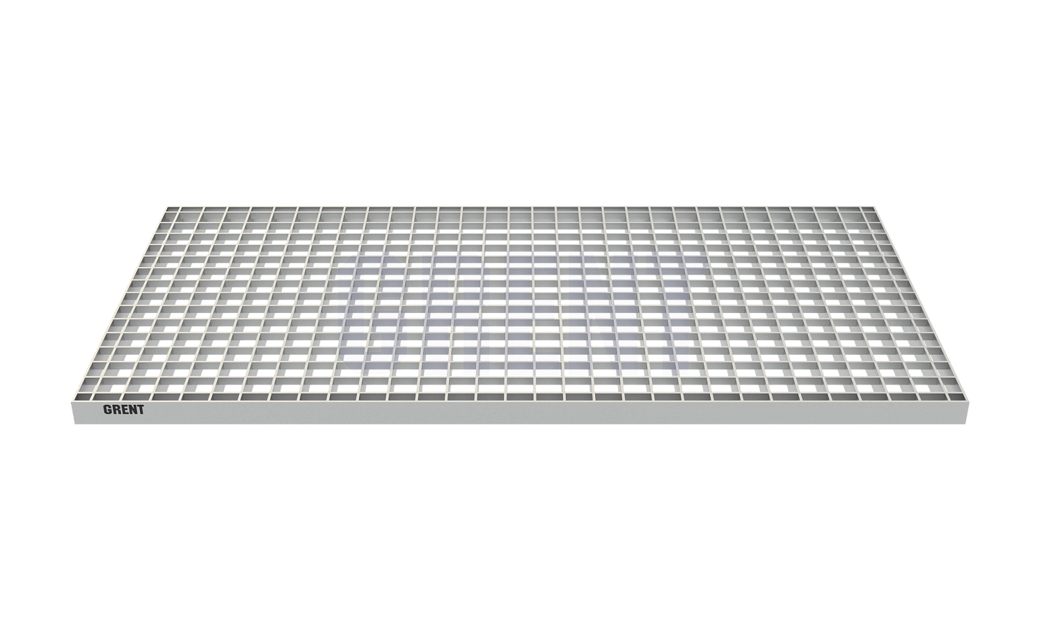 Прессованный настил из нержавеющей стали GRENT 33х33 500х1000